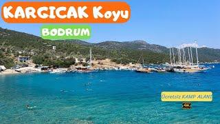 Bodrum KARGICAK KOYU ve Ücretsiz KAMP ALANI / Bodrum Plajları