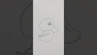 Easy Duckling Drawing