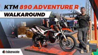 KTM 890 Adventure R Walkaround - India Bike Week 2022 | First Look Impressions | BikeWale