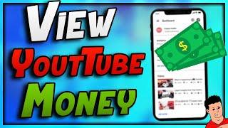 How To View YouTube Money On iPhone or Android