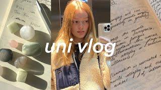 UNI VLOG  burnout, taking care of myself, library days