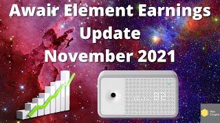 Awair Element PlanetWatch Earnings Update November 2021