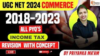 INCOME TAX 2018-2023 All PYQ || COMMERCE|| MAAM#commercebypriyankamaam #economics