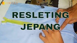 Cara menjahit Resleting Jepang Supaya Rapih