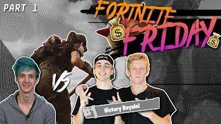 $20,000 Fortnite Tournament FINALS!!! Ninja & KingRichard vs. FaZe Tfue & Cloak | Part 1