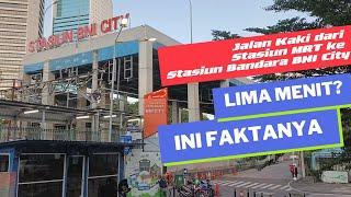 Jalan Kaki dari Stasiun MRT Dukuh Atas ke Stasiun BNI City, Butuh Lima Menit? Ini Faktanya!