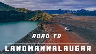 Road to LANDMANNALAUGAR ( F225 & F208 ) - Highlands of Iceland 4K