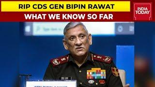 CDS Gen Bipin Rawat Passes Away In Chopper Crash In Tamil Nadu's Coonoor | Top Headlines