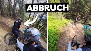 UNFALL im BIKEPARK! MTB ANFÄNGERIN auf SCHWARZER LINE!