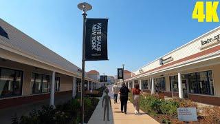 4K Walk in Massachusetts - Wrentham Village Premium Outlets