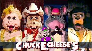 Top 10 Extinct Chuck E Cheese Animatronic Characters & History