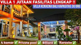 VILLA MURAH DI PUNCAK BOGOR CUMA 1 JUTAAN FASILITAS LENGKAP VIBESNYA ALA BALI‼️ VILLA KENXENA BALI‼️