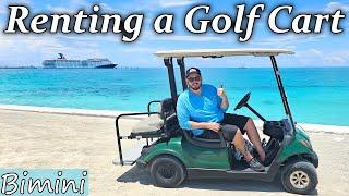 This HIDDEN Bimini Beach Will Blow Your Mind! (Our Self-Guided Golf Cart Tour)