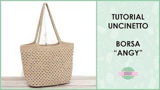 Tutorial borsa estiva uncinetto "ANGY" | Punto granny | Uncinetto d'Argento