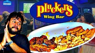 BIGGEST WINGS EVER! (PLUCKERS OFFICIAL REVIEW)