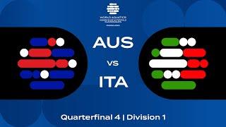 Quarter-Final 4 | Australia vs Italy | World Aquatics Women’s U16 Water Polo Championships 2024