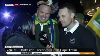 Sports Live | Boks beat All Blacks to claim Freedom Cup - Fans react