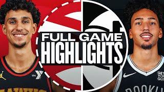 HAWKS at NETS | FULL GAME HIGHLIGHTS | April 10, 2025