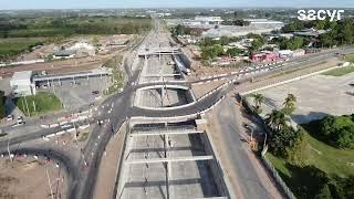 Video Sacyr. We take a drone to fly over the trenches in our Ferrocarril Central project (Uruguay)