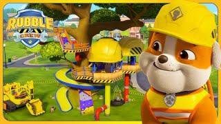 Rubble Builds a Treehouse Playground | Rubble and Crew | Cartoons for Kids