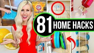 *81* LIFE CHANGING HOME HACKS You NEED TO TRY NOW!