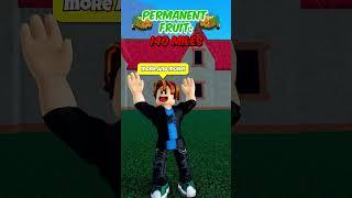 Everyone won a NOTIFIER to find their PERMANENT FRUIT in Blox fruits!  #shorts