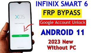 Infinix Smart 6 FRP Bypass Android 11 X6511 FRP Lock Remove | Google Account Unlock Without PC