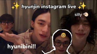 hyunjin instagram live! ( ft changbin )