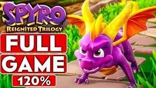 SPYRO REIGNITED TRILOGY Full Game 120% Walkthrough (Spyro The Dragon ALL Dragons, Gems & Eggs)