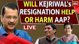 LIVE: Arvind Kejriwal LIVE News |  Suspense Over Delhi's New CM Peaks, Who Will Succeed Kejriwal?