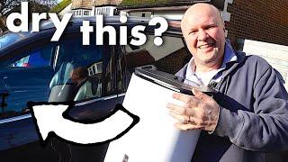 Our DEHUMIDIFIER vs CAR: Does It Work? MEACO ARETE ONE 18L test!