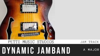 Dynamic Jamband Style Guitar Backing Track in A Major