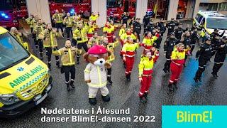 Nødetatene i Ålesund danser BlimE-dansen 2022 - "Den ene"