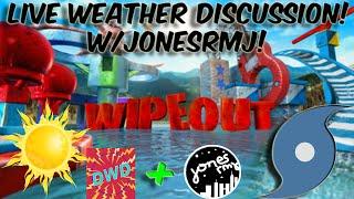 Live Weather Discussion with jonesrmj (Episode 5) + Wipeout Wii Gameplay