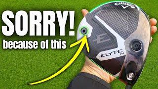 NEW 2025 CALLAWAY ELYTE driver...they will hate me for this (FULL HONEST ON COURSE DATA REVIEW)