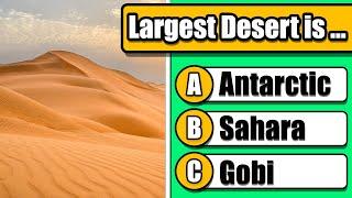 100 General Knowledge Geography Quiz! (CAN YOU PASS?)