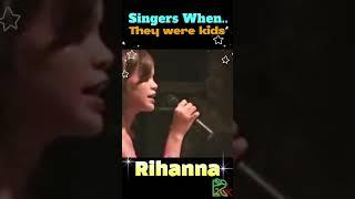 Singer When They Were Kid pt3 #taylorswift #rihanna #katyperry #adele   #music #edit