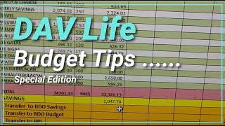 DAV Life Budget Tips...Special Edition