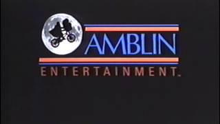 Amblin Entertainment (1995) Company Logo (VHS Capture)