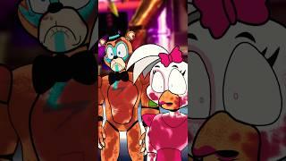 Chica over scared Gregory #animation #fnaf #glamrockfreddy #glamrockchica #gregory #shorts