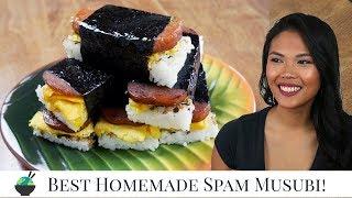 Best Spam Musubi Recipe | How To Make Homemade Hawaiian Spam Musubi With Musubi Mold