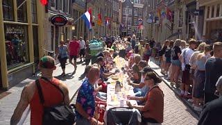 Hartjesdag Zeedijk Amsterdam 2023 deel 1: Buurtbrunch