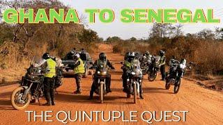 Riding From Ghana to Senegal on Two Wheels || 5 Countries, Over 6,000km  || || Vlog 062