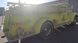 1958 Mack Fire Truck with a cummins engine at Stroker Diesel