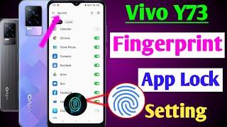 Vivo y73 fingerprint app lock /Vivo y73 me app me fingerprint lock Kaise lagaye /vivo y73 app lock