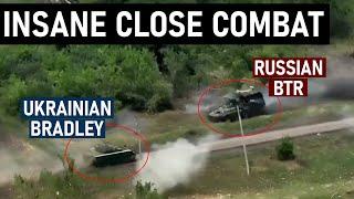 Insane Close Combat Between Bradley and Russian BTR with Unexpected Outcome?