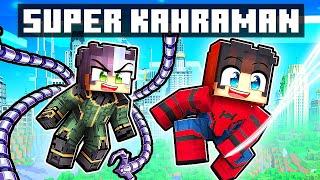 SÜPER KAHRAMAN OLUP ŞEHRİ KURTARDIK! - Minecraft