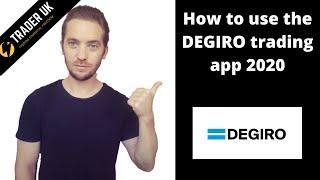 How to use the DEGIRO trading app 2020 - A CRASH COURSE