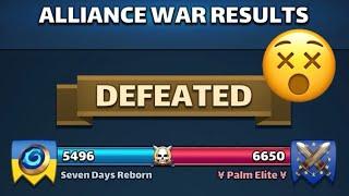 Seven Days Reborn 7DR vs Palm Elite- Apr. 18, 2024  Savaş ️ Empires Puzzles Alliance War Equalizer