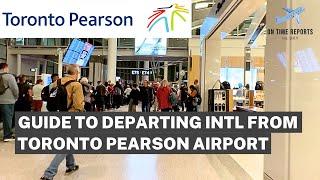 Toronto Pearson (YYZ) Airport International Departures Terminal 1 Walk Through